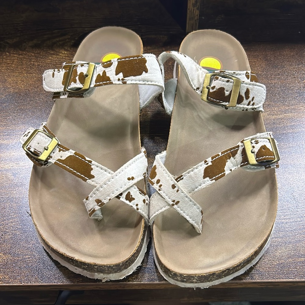 Brown Cow print slides